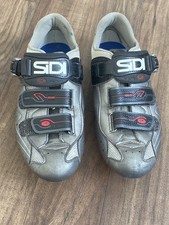 Sidi Eagle MTB Shoes Size 8, Silver Pre-owned Great Condition