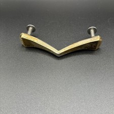 Brass Chevron Shaped Drawer