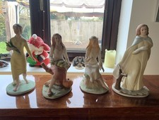 Laszlo Ispanky Four Porcelain Figurines 4 Seasons