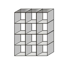 New Toughen Glass Cube Display