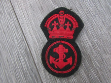 Royal Navy Red Artificer Apprentice Early Original Cap Beret Badge