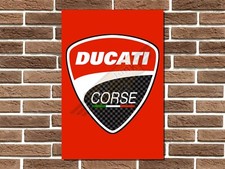 Ducati metal sign wall plaque - sign,