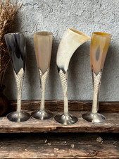 Buffalo Horn Wine Glass