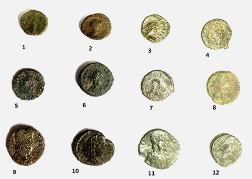 Ancient roman coins - ancient,