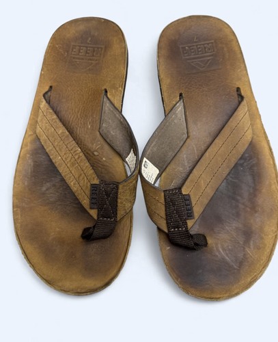 Reef leather flip - flops, size