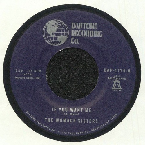 Womack sisters the if you - sisters,,