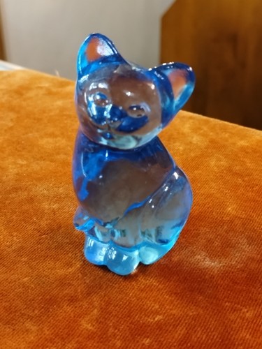 Vtg fenton aqua - vtg, glass