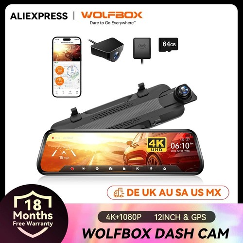 Wolfbox g930 wifi rear - g930, 4k