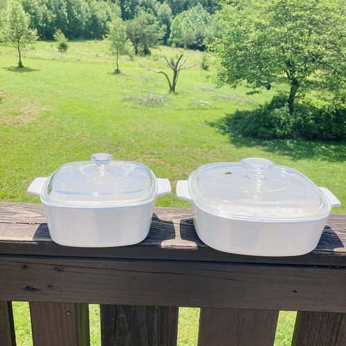 Vintage corningware white - vintage,