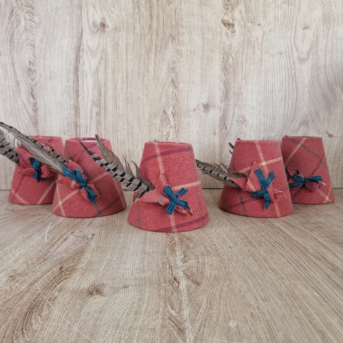 Set harris tweed clip - set, on