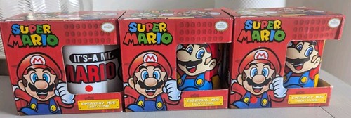 Super mario game logo mugs - super,