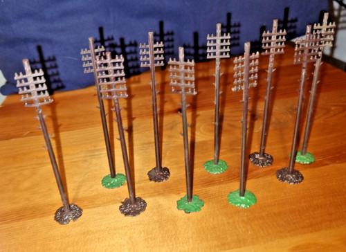 Gauge telegraph poles x - oo,