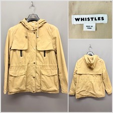 WHISTLES Women's Beige Hooded