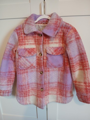 Girls pink lilac check lined - girls', check,