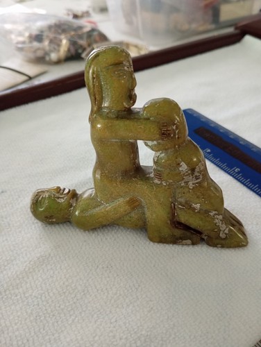 Erotic green stone - erotic,