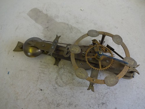 Skeleton clock part built