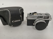 Canon Canonet 28 Film Camera 35mm With Leather Case Vintage Photography