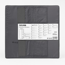 IKEA SKUBB Hanging Wardrobe Organiser Grey 35x45x125cm Storage Shelves New