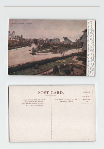 Postcard bournville village - postcard,
