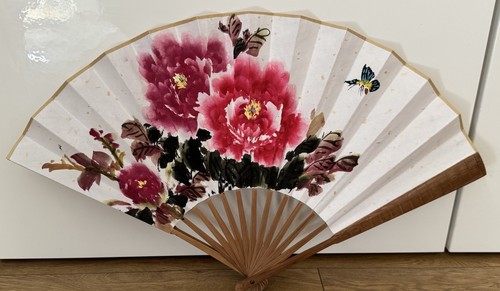 Large vintage chinese wall fan - chinese,