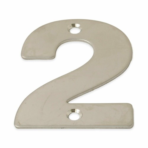 Door numbers stainless steel - stainless,