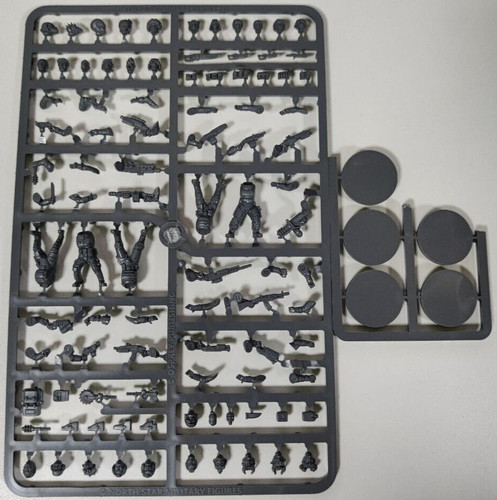 Mercenaries sprue bases - sprue,
