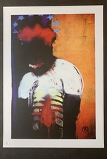 3D Robert Del Naja - In Europe - Signed Limited Edition Print - POW Blind Stamp