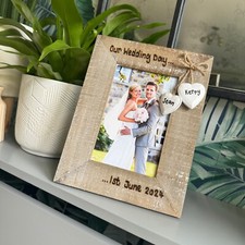 Wedding Day Photo Frame |