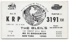 Vintage CB Radio QSL Card -