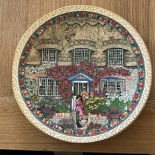 Country Cottages Plate By Sue