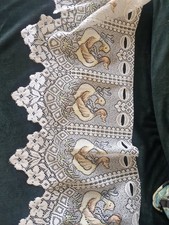 Vintage Cafe Curtain Panel Duck Design 1.4m Long 30cm High New