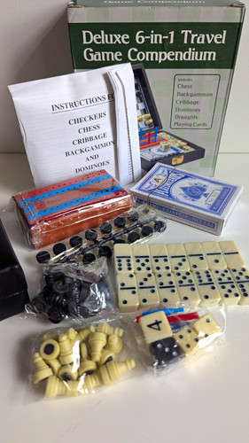 Deluxe travel game - 6-in-1,