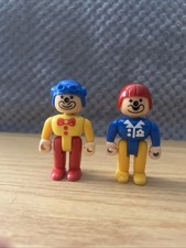 VINTAGE UNIMAX CIRCUS TRAIN CLOWNS X2