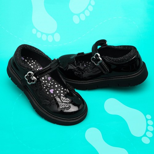 Walkright girls shoes - walkright, black