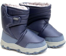 Kids KHOMBU Winter BOOTS Water Resistant SNOW Insulated NAVY Blue UK 11