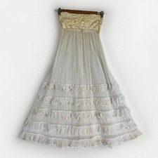 Edwardian Silk Waist Net Mesh