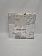 Next 2 Pack Grey Floral Bedset