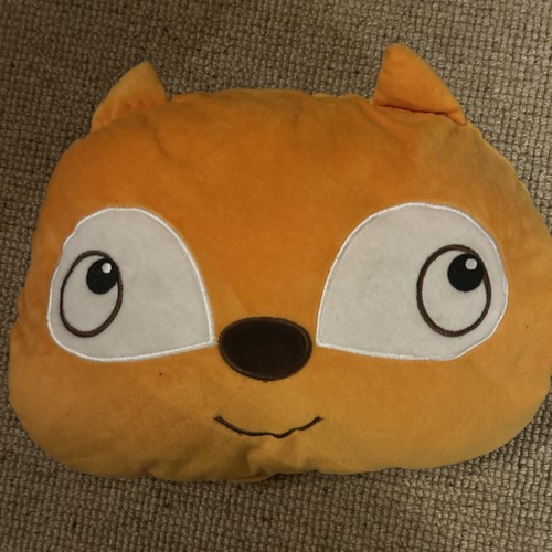 Cuddly plush fox pillow - cuddly,