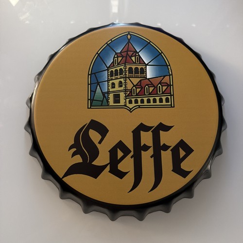 Leffe tin bottle cap - leffe,