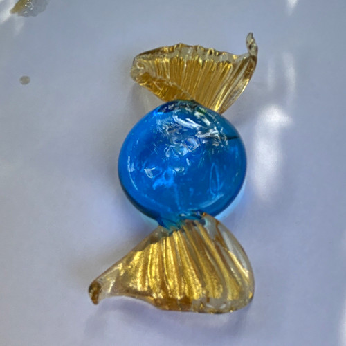 Unmarked hand blown art glass - unmarked,