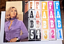 Vintage Fanderson FAB 1-5 magazines from Gerry Anderson