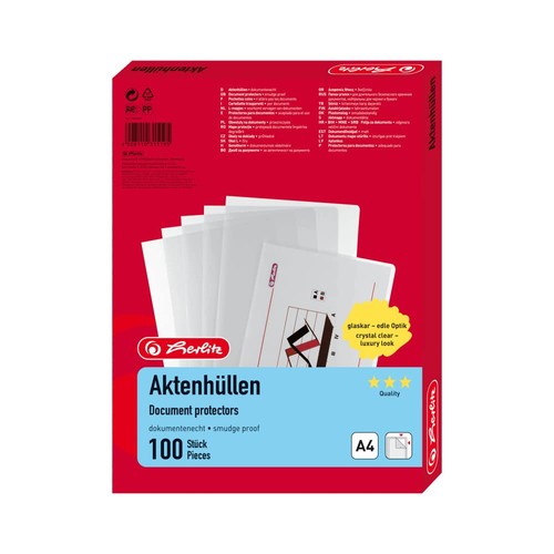 Herlitz cut flush - a4, folder