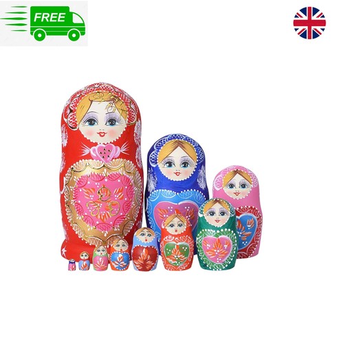 Beautiful piece matryoshka - 10-piece,
