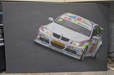 BTCC 2 X Prints Of Tom Onslow-Cole 2011/2012. BMW & Ford. 1 X Signed.
