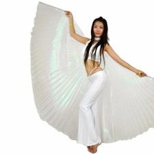 NEW Open or Close Professional Costume Fairy wings Egypt Belly Dance Isis Wings