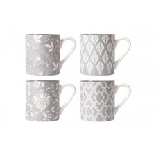 Set porcelain mugs - 4,