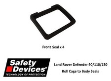 Safety Devices Land Rover Defender Roll Cage Rubber Seal Upgrade Kit - NAS Style