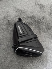 MTB/Racer/Trail Bike Saddle Bag Storage Pouch Black Waterproof High Visibility