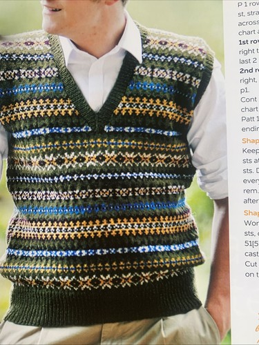 Knitting pattern mens fine - pattern,