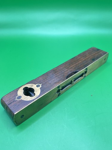 Brass topped rosewood - brass,